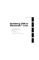 Sandberg USB to Bluetooth Link Manual