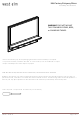 West Elm Mid-Century Entryway Mirror 127142 Assembly Instructions Manual