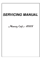 Janome Memory Craft 10001 Servicing Manual