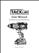 TACKLIFE PCD04C User Manual