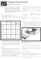 RS Components A3 Manual
