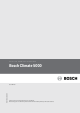 Bosch Bosch Climate 5000 User Manual