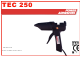 Power Adhesives TEC 250 Manual