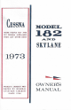 Cessna Skylane 1973 Owner's Manual