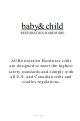 baby&child Layne Panel Crib Toddler Rail 368-05 Manual