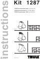 Thule Kit 1287 Instructions Manual