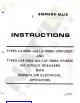 Siemens-Allis LA-600A Instructions Manual
