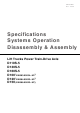 Doosan D110S-5 Specifications, Systems Operation, Disassembly & Assembly