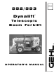 Gehl Dynalift 552 Operator's Manual