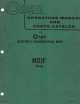 Onan MDJF Series Operator's Manual And Parts Catalog