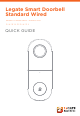 legate Smart Doorbell Standard Wired Quick Manual