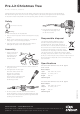 Clas Ohlson Pre-Lit Christmas Tree Instruction Manual