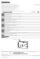 Siemens 3VT9300-4WL00 Operating Instructions Manual