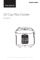 Insignia NS-RC20CSS1 User Manual