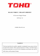 TOHO B Series User Manual