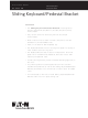 Eaton Sliding Keyboard Instruction Sheet