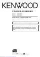 Kenwood CD Series Instruction Manual