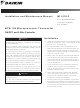 Daikin MTB 158 Installation And Maintenance Manual