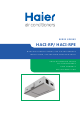 Haier HACI-RP Series Installation, Use And Maintenance Manual