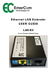 EmerCom Technologies LAN-EX Series User Manual