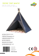 Pragma Sunny TEEPEE TENT NAUTIC Instruction Manual