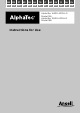 Ansell 126 Instructions For Use Manual