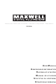 Maxwell Digital Multimeters 25506 User Manual
