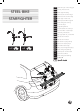 M-Way STEEL BIKE STARFIGHTER x2 Fitting Instructions Manual