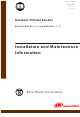 Ingersoll-Rand R025A Series Installation And Maintenance Information