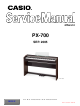 Casio PX-700 Service Manual