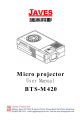 Javes BTS-M420 User Manual