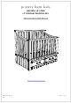 pottery barn kids BELDEN 4 IN 1 Important Safety And Assembly Instructions