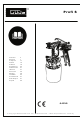 GÜDE Profi S Operating Instructions Manual