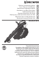 Deltafox DG-ELB 3014 Translation Of The Original Instructions For Use