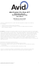 Avid Technology MiniTracker Pro Euro B User Manual