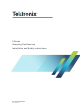 Tektronix 8 Series Installation And Safety Instructions