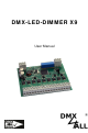 DMX4ALL DMX-LED-Dimmer X9 User Manual