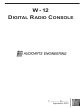 AudioArts Engineering W-12 Technical Manual
