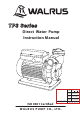 Walrus TP3 Series Instruction Manual