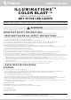 Polygroup ILLUMINATIONS COLOR BLAST NET STYLE LED LIGHTS Owner's Manual