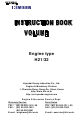 Hyundai HIMSEN H21/32 Instruction Book