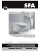 SFA SANICOMPACT Star Eco Installation Instructions Manual