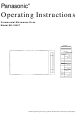 Panasonic NE-1064T Operating Instructions Manual