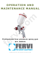 Fervi A601A Operation And Maintenance Manual