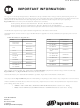 Ingersoll-Rand Hercu-Link HA1-005 Parts, Operation And Maintenance Manual