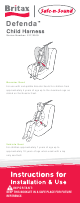 Britax Safe-n-Sound Defenda Child Harness Manual Instructions For Installation & Use