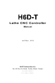 HUST CNC H6D-T Manual