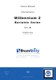 BraunAbility Millennium 2 L1100IB4061RP-2 Owner's Manual