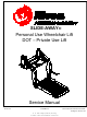 Ricon SLIDE-AWAY ST00 Service Manual