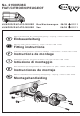 ConWys AG 21500536C Fitting Instructions Manual